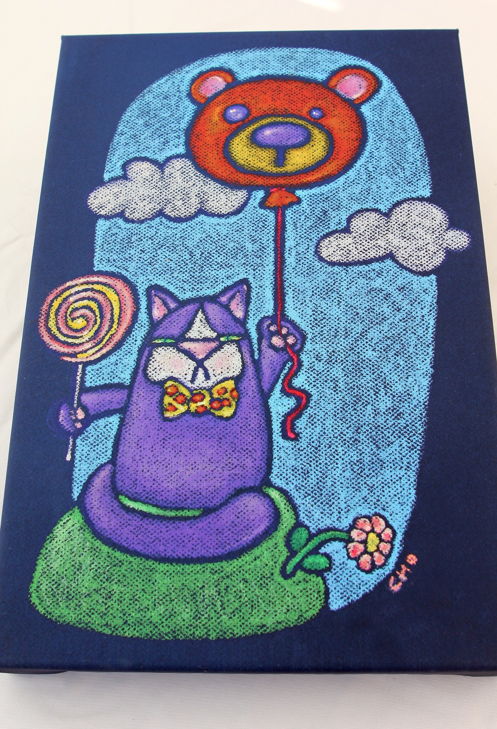 children's canvas art - mr wooger