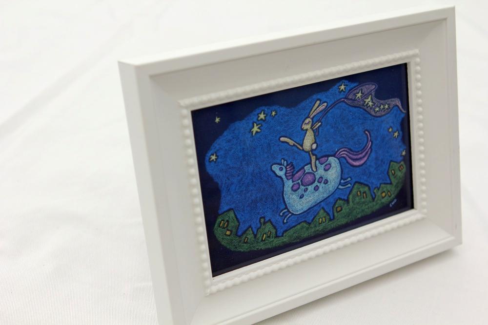 mini framed canvas - catching dreams