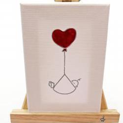 original canvas drawing - special delivery